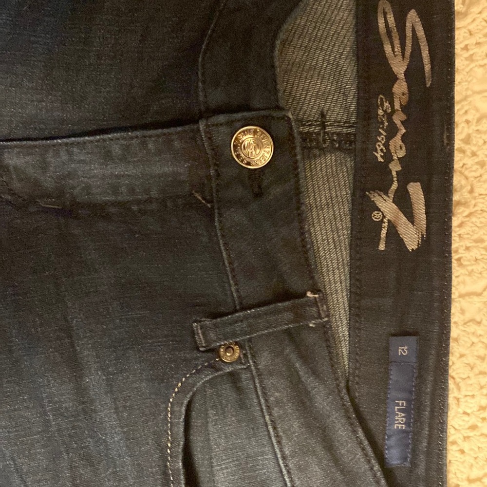 Seven 7 Jeans size 12 flair dark wash